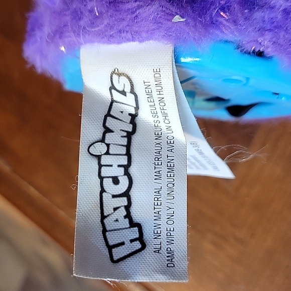 Vtg Hatchimals Bird Penguin Talking Penguin Pink Purple Glittering Garden - Picture 9 of 9